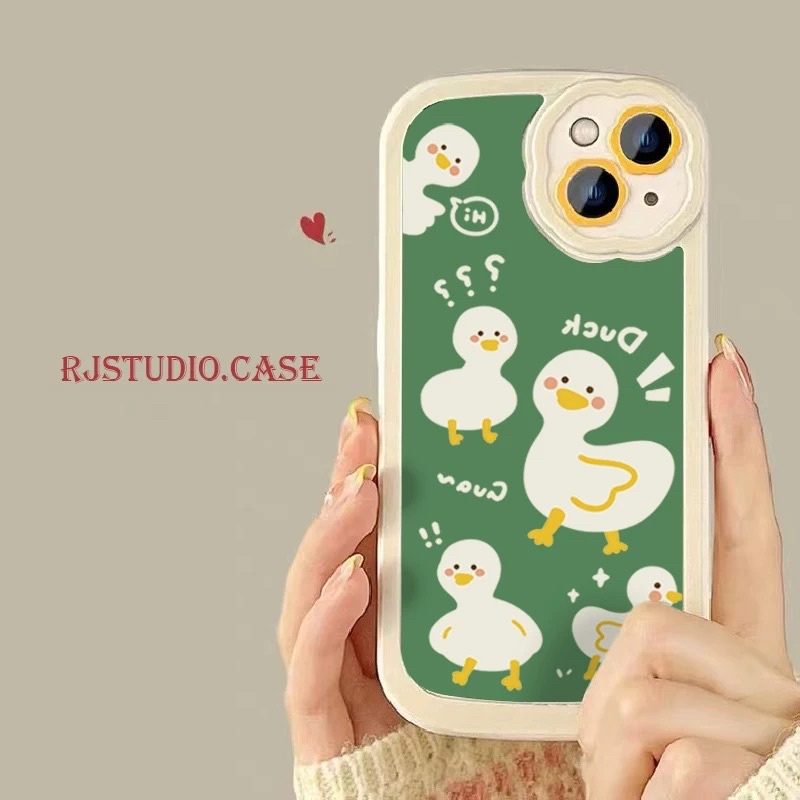 Ốp Iphone vịt nền xanh cute 13 Pro Max/13/13 Pro/12 Pro Max/12/212 Pro/11 Pro Max/11/Xs Max/X/Xs/8 Plus/7 Plus