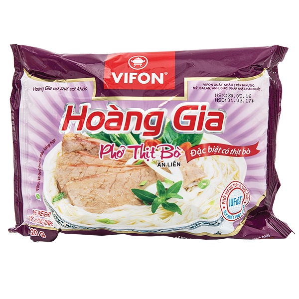 Phở Bò Hoàng Gia Vifon Gói 120G