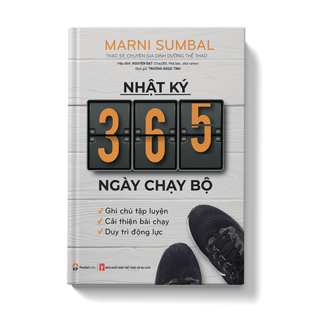 Sách - Nhật ký 365 ngày chạy bộ - Pandabooks