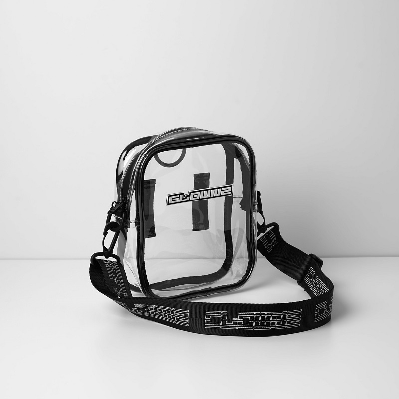 Túi Đeo Chéo Trong Suốt Clownz Crystal Clear Mini Bag nhựa PU Unisex Phong Cách Ulzzang Local Brand - Gin Store