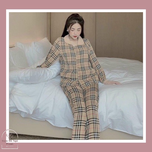 [ Qùa tặng dây cột tóc ] Đồ bộ nữ dài tay chất liệu kate thái giá rẻ pijama nữ hàn quốc đẹp bộ ngủ nữ dài tay cao cấp đẹ | BigBuy360 - bigbuy360.vn