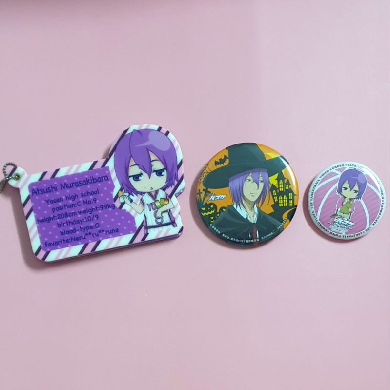 Huy hiệu chính hãng - Kuroko no Basket/Atsushi Murasakibara