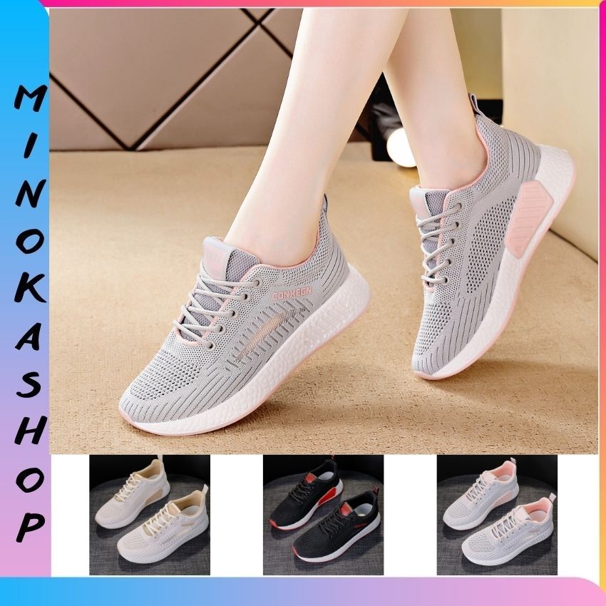 Giày Nữ Thể Thao ,Chạy Bộ,Tập Gym Siêu Nhẹ Thông Hơi Thoáng Khí Xuất Khẩu Kiểu Dáng Trẻ Trung Năng Động Cá Tính gttn20