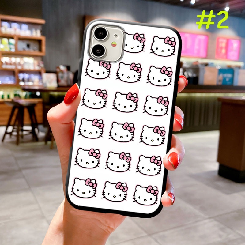 Ốp Điện Thoại Silicone Mềm In Hình Hello Kitty Cho Oppo F17 F11 F9 Pro F15 F7 F5 F3 F1S