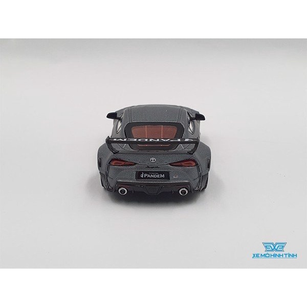 Xe Mô Hình Pandem Toyota GR Supra V1.0 1:64 MiniGT ( Xám Nhám )