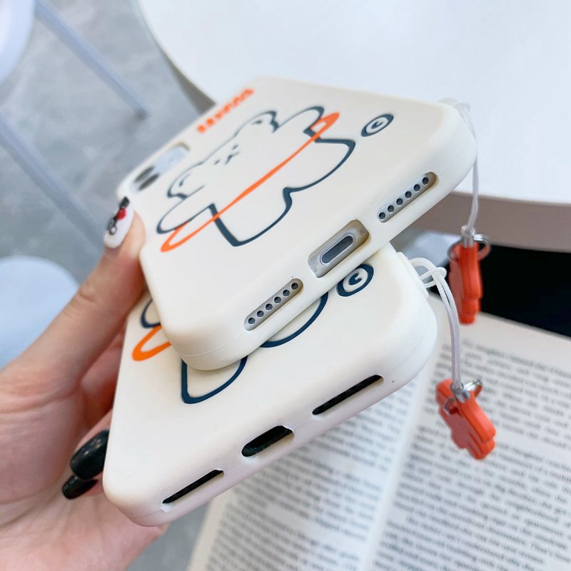 Ốp điện thoại từ silicon mềm in hình gấu cho iPhone 11 Pro Max X XS XR XS Max 6 7 8 Plus | BigBuy360 - bigbuy360.vn