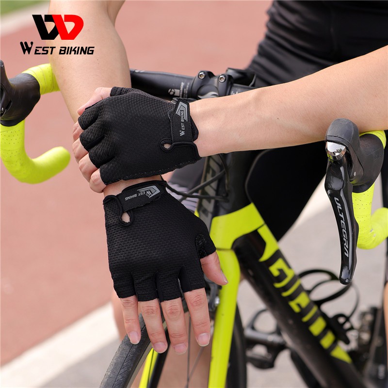 Găng Tay Nửa Ngón West Biking Thoáng Khí Đi Xe Đạp Thể Thao