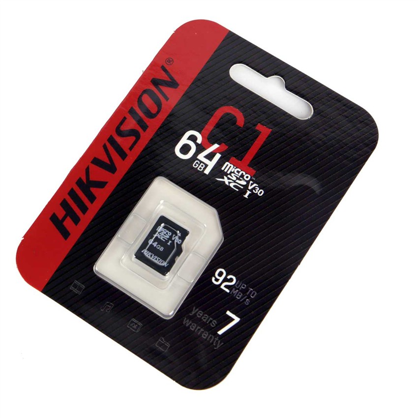 Thẻ Nhớ  64gb Hikvision microSDHC HS-TF-C1 64G Class 10 and UHS-I