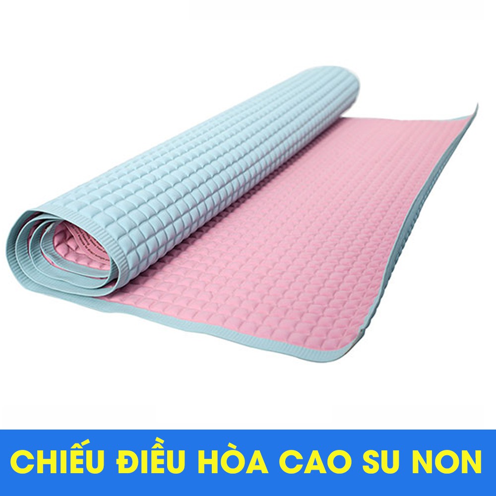 Chiếu cao su non - chiếu điều hòa cao su non cho bé thông hơi thoáng khí kích thước 63x93cm