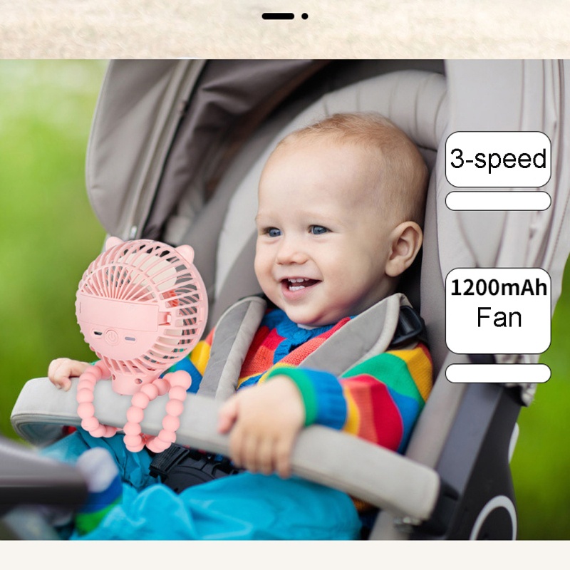 Quạt Mini Dạng Kẹp Để Bàn Thiết Kế Nhỏ Gọn Tiện Lợi