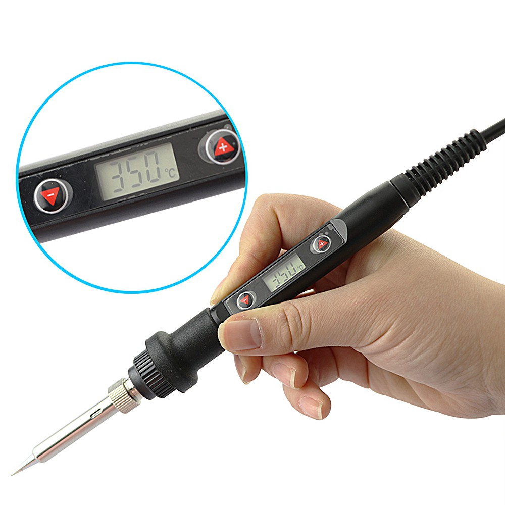Bộ Dụng Cụ Sửa Chữa Điều Chỉnh Nhiệt Độ Hàn Điện Tử 80W Có Màn Hình LCD Kỹ Thuật Số