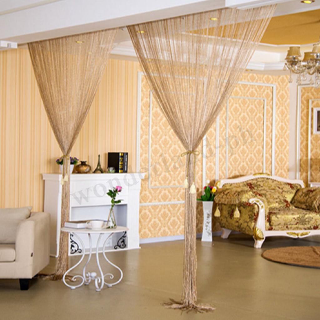 Rèm cửa tua rua nhiều màu phối hạt tuyệt đẹp trang trí phòng