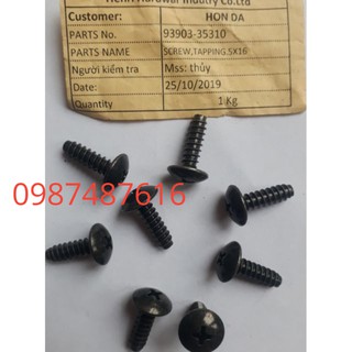 Ốc gắn dàn xe máy 5x16mạ đen giá 15 con Giá sốc Giá sốc