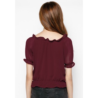 Áo Voan Rớt Vai - [Free Ship Đơn Hàng 50k]
