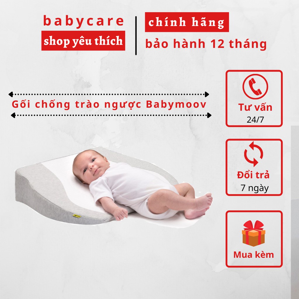 (Chính hãng) Gối chống trào ngược BABYMOOV