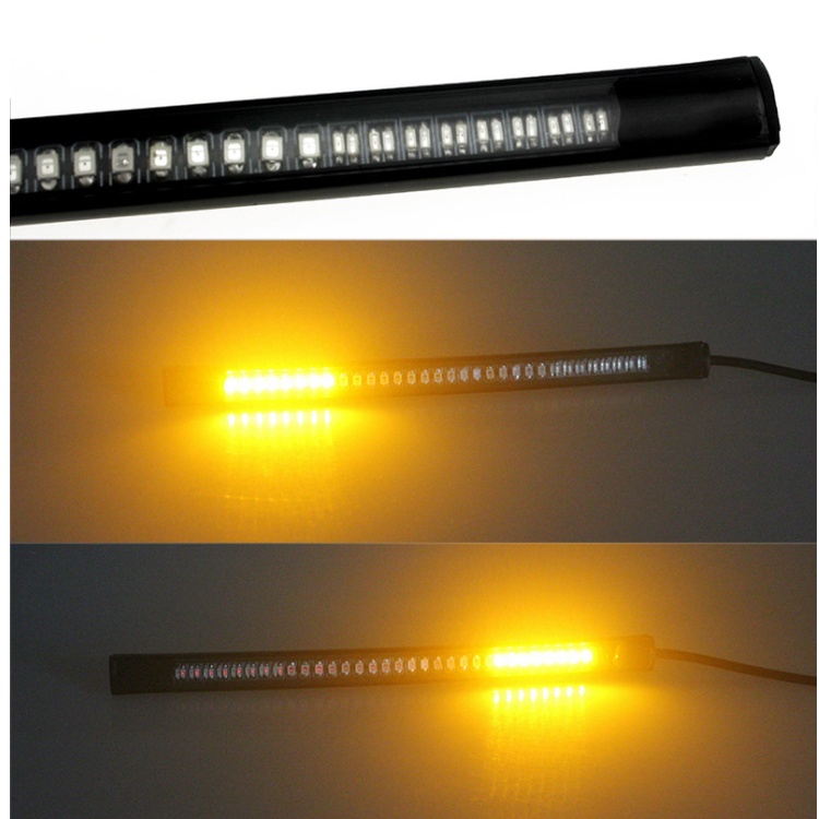 Đèn hậu dẻo LED tích hợp xi nhan, thích hợp classic, cafe racer, tracker, scrambler,....