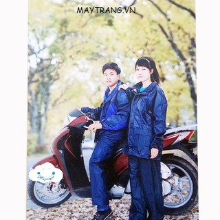 ÁO MƯA BỘ - VẢI DÙ - XL