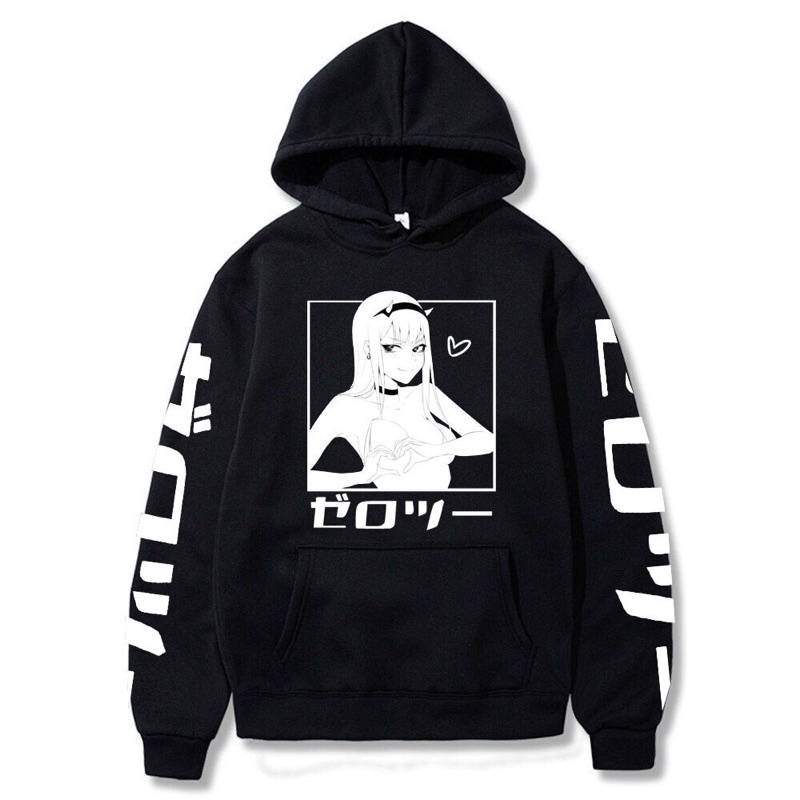 Áo hoodie in hình anime Darling In The Franxx Kawaii Zero Two nam nữ đủ size