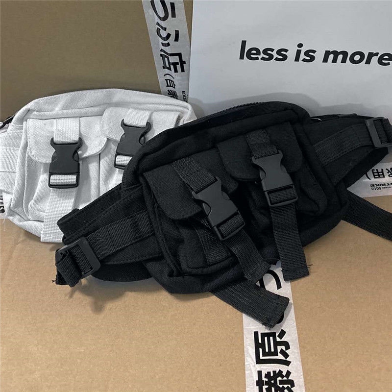 Túi đeo chéo vai chất liệu canvas kiểu dáng trẻ trung cổ điển | BigBuy360 - bigbuy360.vn