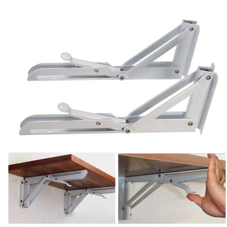 Combo Mặt bàn gỗ + 1 đôi giá đỡ gập chịu lực giúp tiết kiệm không gian | BigBuy360 - bigbuy360.vn