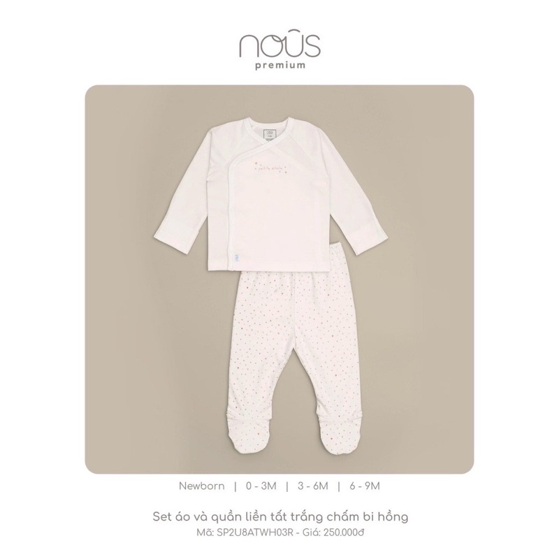 NOUS SET ÁO VÀ QUẦN LIỀN TẤT SƠ SINH, Suzy baby