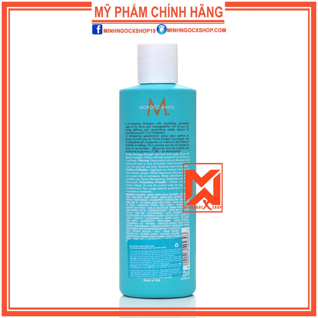 ✅[ MOROCCANOIL ] DẦU GỘI TĂNG CƯỜNG SÓNG XOĂN MOROCCANOIL CURL ENHANCING 250ML CHÍNH HÃNG