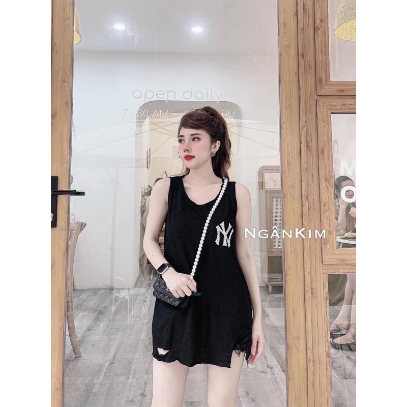 [Mã WASKT410K giảm 10K đơn 50K] Áo cotton NY sát nách 4 màu | BigBuy360 - bigbuy360.vn