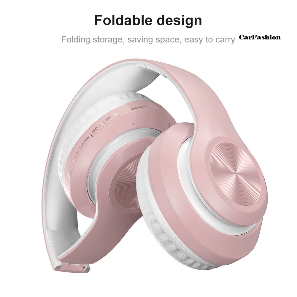 Bộ Tai Nghe Hifi Không Dây Bluetooth 5.0 Gấp Gọn Có Thể Sạc Lại C_p68