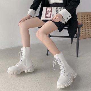GIÀY BỐT ULZZANG ĐẾ RĂNG CƯA 5CM CÓ ẢNH THẬT [ORDER]