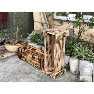 Chậu gỗ pallet trồng cây