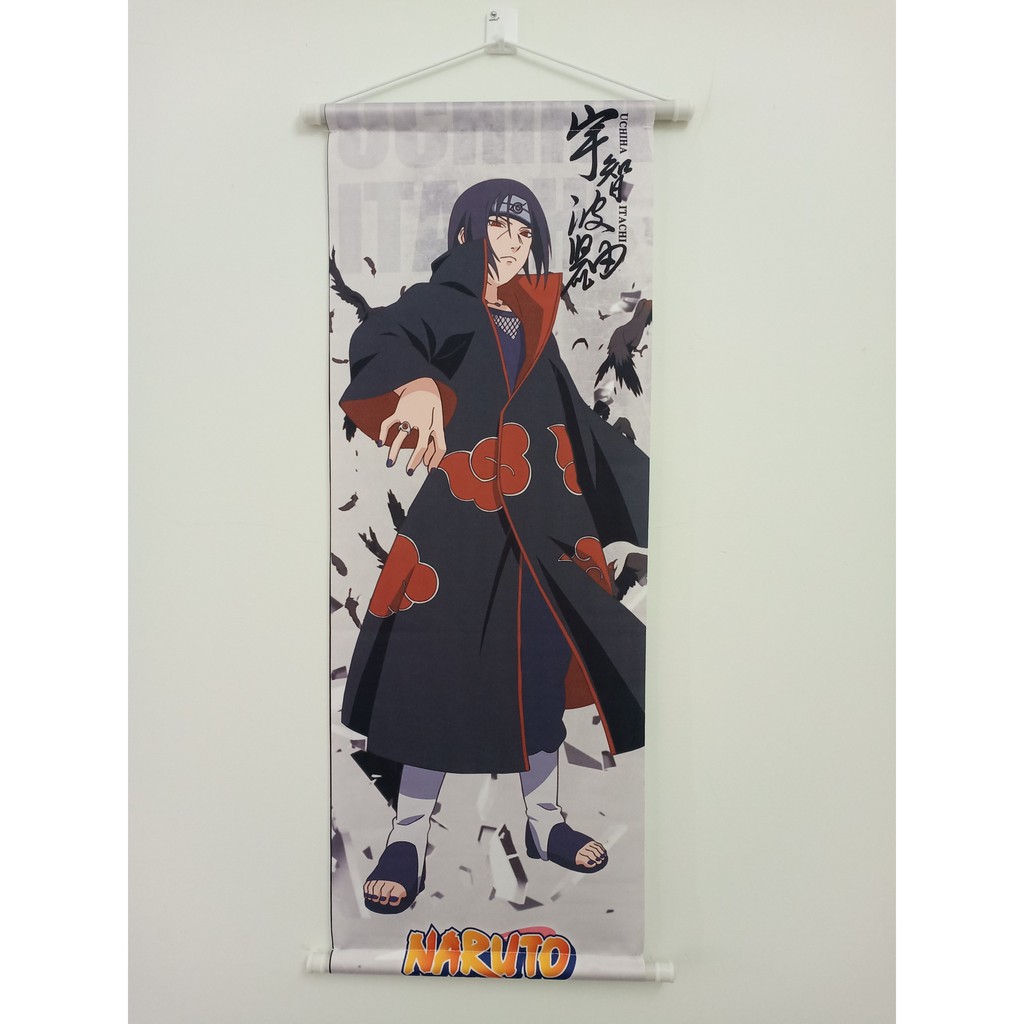 Poster vải lụa tranh lụa treo tường hình Anime Manga - Naruto Size 30x70cm