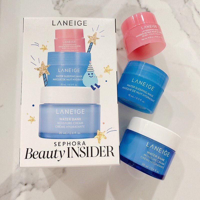 Set Dưỡng Da Laneige Sephora Mini 3 Món