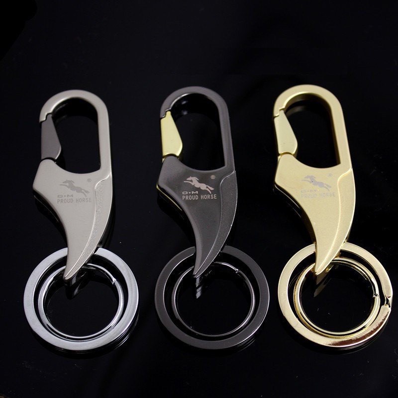 Móc Chìa Khóa Xe Máy, Oto Thép OM-PROUDHORSE Hàng Cao Cấp
