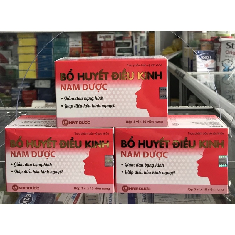 BỔ HUYẾT ĐIỀU KINH NAM DƯỢC ( hộp 3 vỉ * 10 viên) - NGĂN NGỪA RỐI LOẠN KINH NGUYỆT