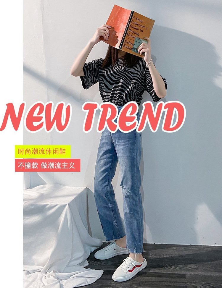 Dép Vải Canvas Đế Bằng Phối Ren Xinh Xắn Thời Trang Cho Nữ | BigBuy360 - bigbuy360.vn