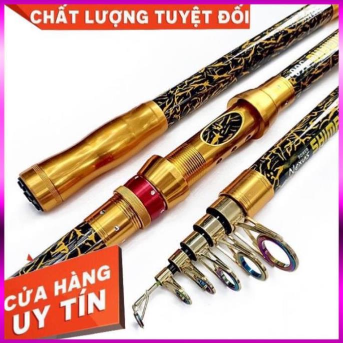 ⭐  [Siêu Khỏe] Cần Rút SHIMANO Màu Vàng Hoa Siêu Chất Lượng Đủ Size