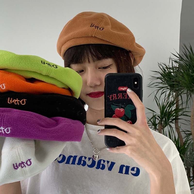 Nón beret phong cách Hàn Quốc thời trang cho nữ