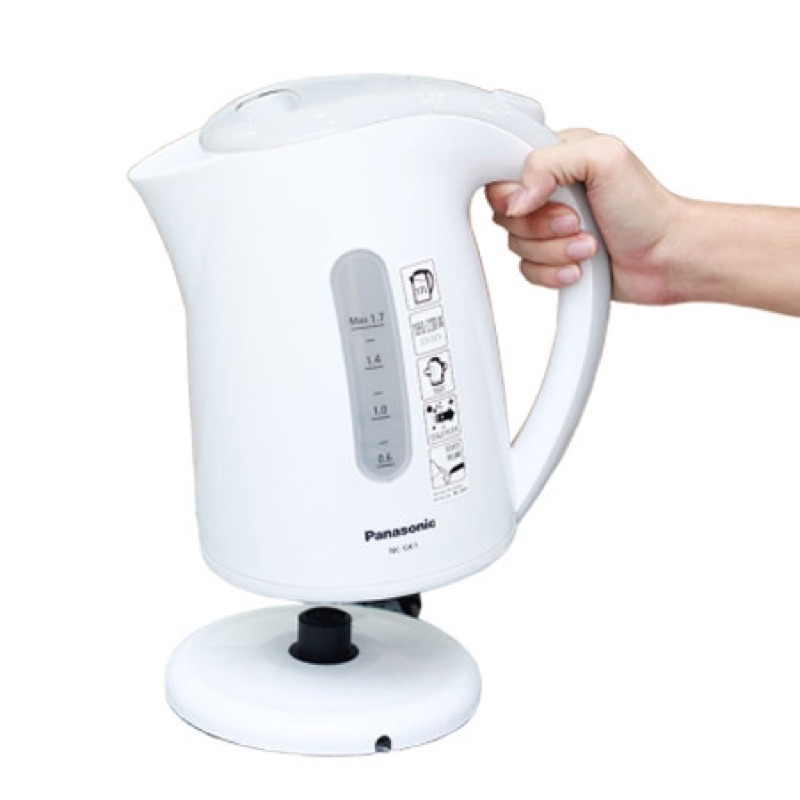 Bình đun siêu tốc Panasonic 1.7 lít NC-GK1WRA [HÀNG MỚI 100% BẢO HÀNH CHÍNH HÃNG 12 THÁNG