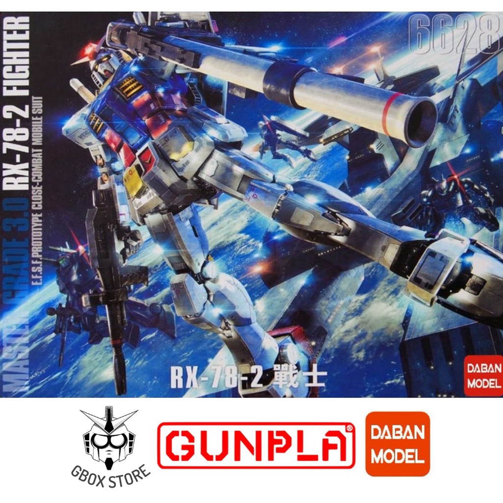 Gundam MG 6628 RX-78-2 Ver 3.0 Daban Mô hình nhựa lắp ráp 1/100