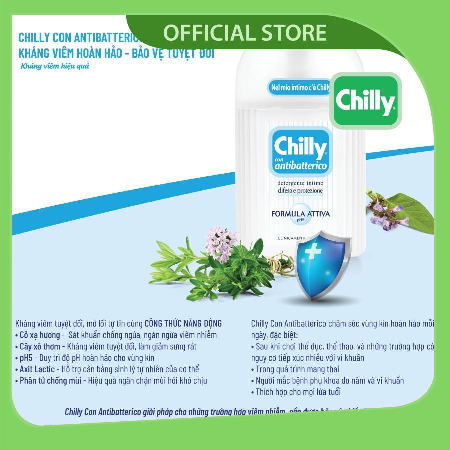 Dung dịch vệ sinh CHILLY CON ANTIBATTERICO -  số 1 tại Italy