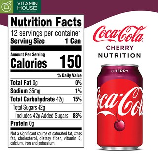 [VITAMIN HOUSE] Coca-Cola Cherry 355ml