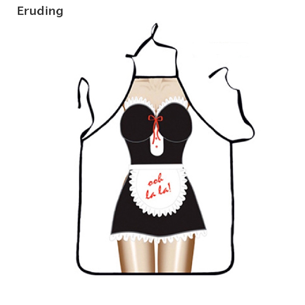 1 Tạp Dề Nấu Ăn In Hình Dễ Thương Vui Nhộn Cho Nữ