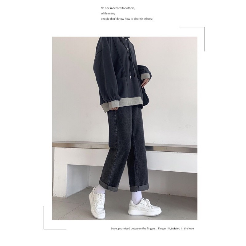 Quần jeans nữ ống rộng, quan bò baggy nữ ống suông, rộng TX-01+ TRD01 hot trend 2021 | BigBuy360 - bigbuy360.vn