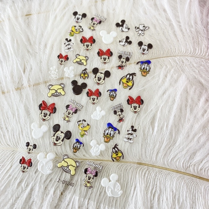 Stiker 5D nổi trang trí móng