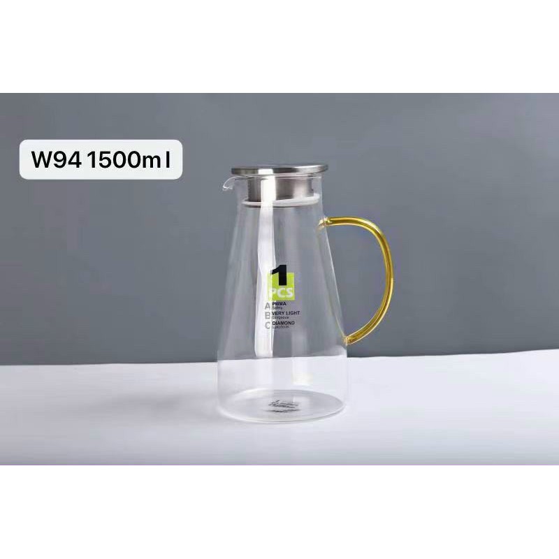 [ kèm ảnh thật ] Bình nước thủy tinh chịu nhiệt