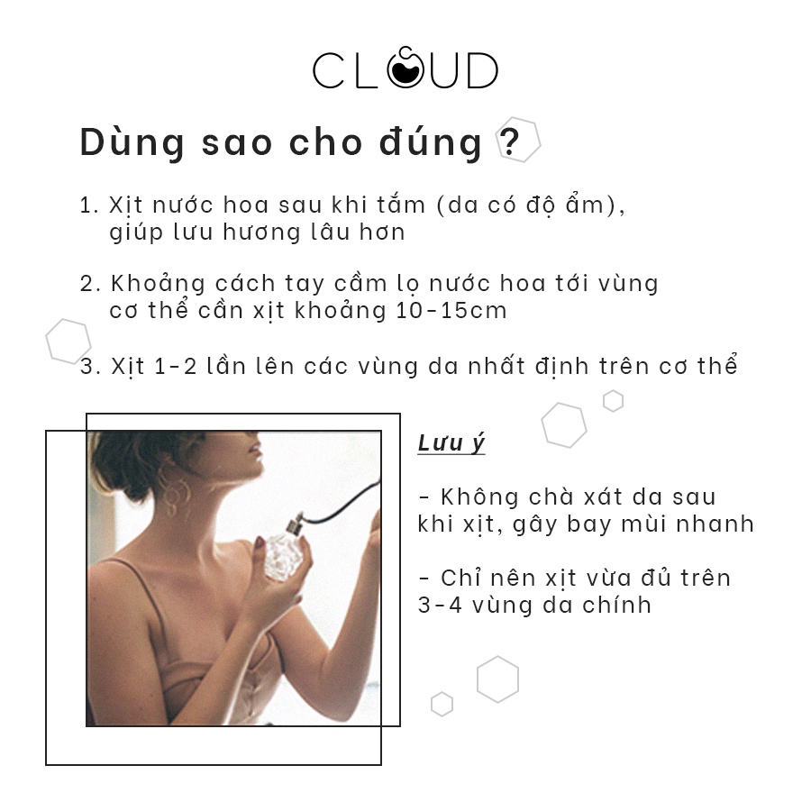 Tinh Dầu Nước Hoa Nam Cloud AquaMan, Nước Hoa Nam Hấp dẫn, Tinh tế, Nam Tính - Hương Thơm Biển Sâu