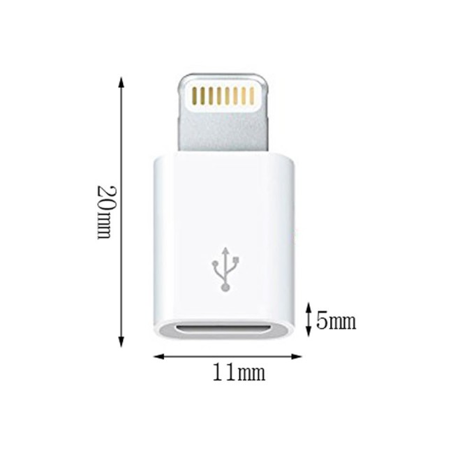 Đầu Chuyển Đổi Micro usb sang Iphone 5/6/7/8