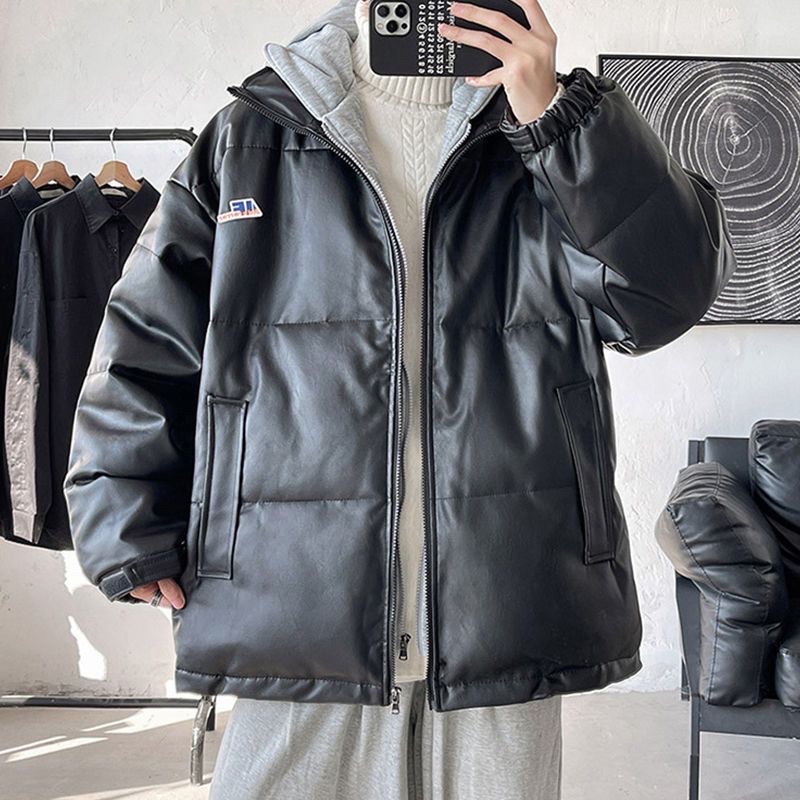 Áo Phao Da Hai Mặt Unisex Siêu Hot