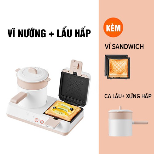 [Mã ELHADEV giảm 4% đơn 300K] Máy Nướng Bánh Mì Sandwich và Nấu Soup 2 trong 1 Joyoung SK06K-GS950 - Hàng Chính Hãng