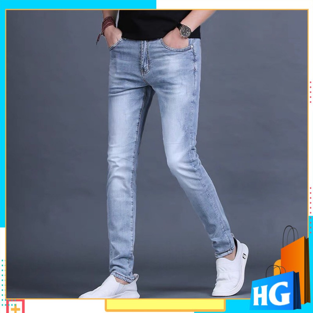 Quần jean nam 🤜 Ảnh Thật + Freeship 🤛 Quần Bò Nam Co Giãn HG23